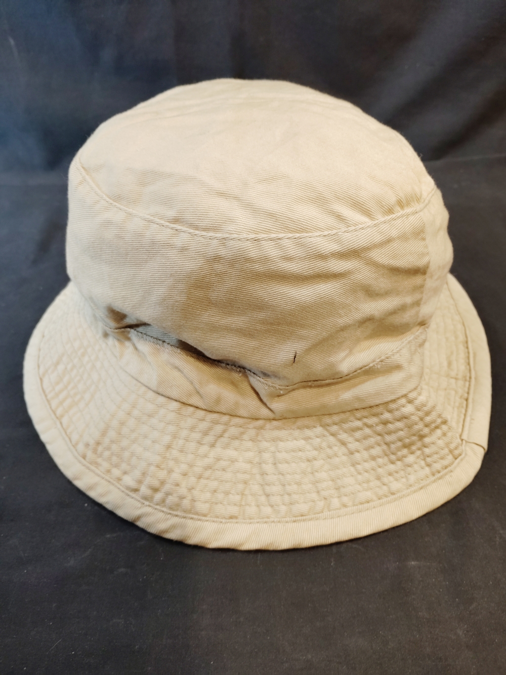 Men's Cotton Bucket Hat - Beige